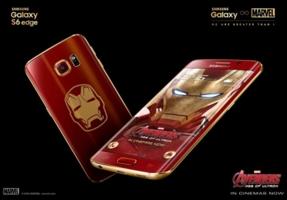 Samsung Galaxy S6 Edge Versi Iron Man Dilelang dan Laku 1,2 Milyar