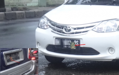 Pasang Emblem dan Stiker di Plat Nopol Kendaraan, Buat Apa?