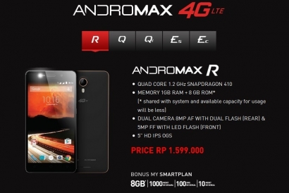 Andromax 4G LTE Siap #go4Gready Mendukung Usaha Frozen Food Online