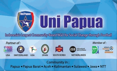 Sepakbola Sosial Uni Papua FC Indonesia