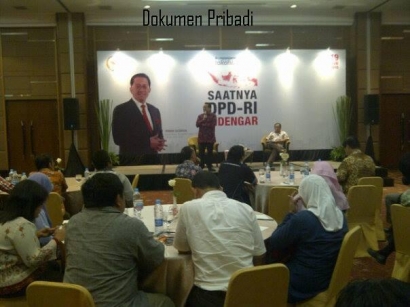 Senator Aziz Khafia, "DPD RI Mau Didengar? Ya, Kerja Keras!"