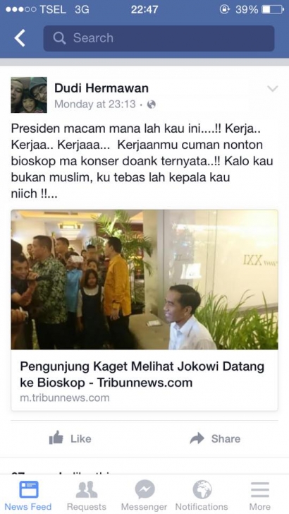 Tempat yang Tepat Menghina Presiden Jokowi