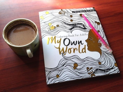 My Own World, Buku Mewarnai Anti-Stress Pertama di Indonesia
