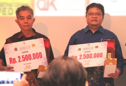Kompasianer Dian Kelana dan Gapey Sandy Raih 'MH. Thamrin Award' 2015