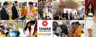 Keseruan Plustek @ Taiwan Excellence di Senayan City, Jakarta