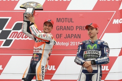 Rusak Dominasi Rossi-Lorenzo, Pedrosa Juara Moto GP Motegi