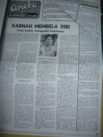 Inspirasi  Jawa Barat 1950-an (6)  Karnah Sukarta  Pelempar Lembing Ulung  (Nyaris Terlupakan)