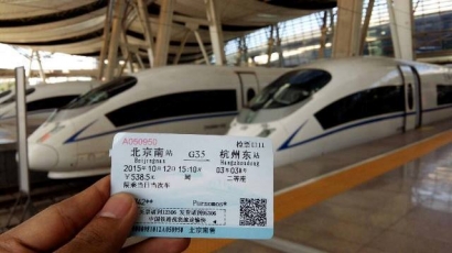 Serunya Naik Kereta Api Cepat Cina dari Beijing ke Hangzhou