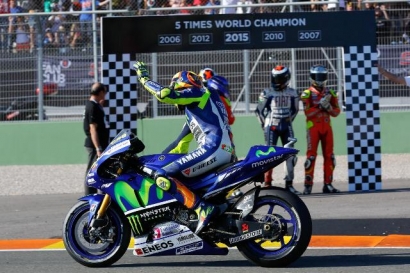 MotoGP Valencia, Rossi Luar Biasa, Lorenzo Juara Dunia