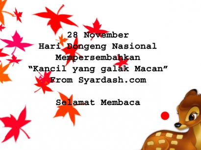 28 November Tak Lupa Sebagai Hari Dongeng Nasional