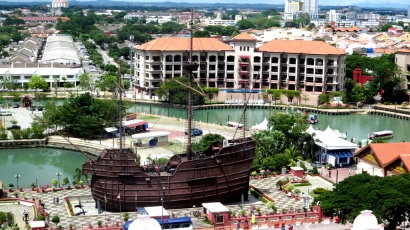 Eloknya Kota Warisan Dunia di Melaka Malaysia