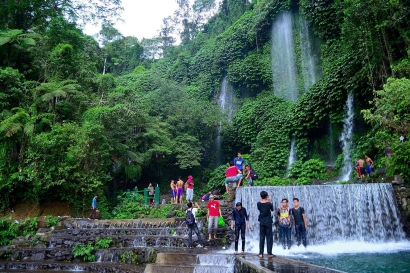 Gemercik Air Terjun Benang Kelambu, Lombok