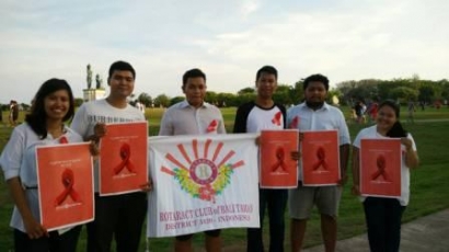 Rotaract Club of Bali Taman Peringati Hari AIDS dengan Kampanye di Media Sosial