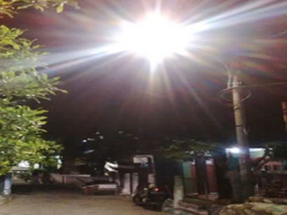 PJU di Kepulauan Seribu Sudah Diganti Lampu LED