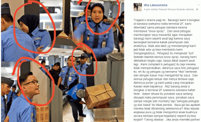 Aksi Arogan Petugas Terminal 2F Bandara Soekarno Hatta jadi Viral di Sosmed