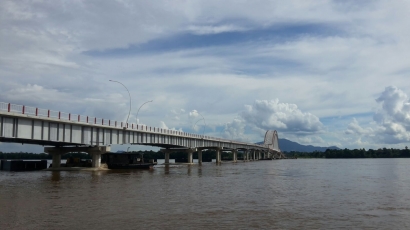 Jembatan Terpanjang di Kalimantan Segera Diresmikan