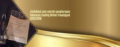 Jauhdekat.com Meraih Penghargaan Indonesia Leading Online Travel Agent 2015/2016
