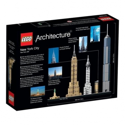 Skyline Kota New York Kini Dalam Bentuk Lego