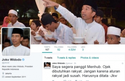 Pak Jokowi Ngomel, Ojek Online Tak Jadi Dilarang Pak Jonan
