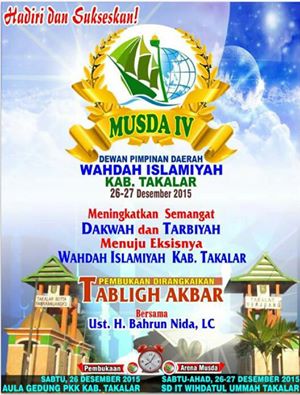 MUSDA IV DPD Wahdah Islamiyah Takalar