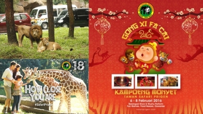 Kampoeng Monyet + Parade Satwa, Kreasi Safari Prigen Sambut Gong Xi Fa Cai