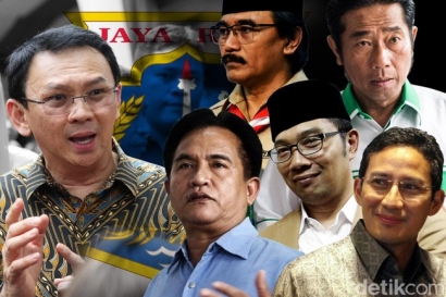 Ahok Petarung, Pantang Takut, Yusril Ihza Mahendra Keluar Gelanggang, Ridwan Kamil Pilih Bandung