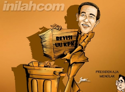 Jokowi dan Pimpinan DPR Bahas RUU KPK, Pembuktian Jokowi Kerja untuk Rakyat, Bukan untuk Parpol