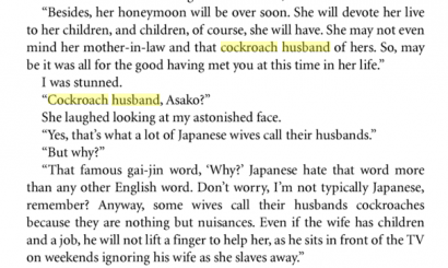 Cockroach Husband:  "Suami Kecoa", Tipe Suami Jepang (Dulu)