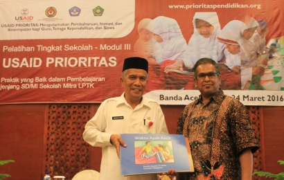 120 Guru Mitra LPTK di Aceh Dilatih Gunakan Buku Berjenjang