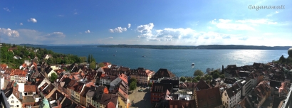 Ngintip Danau Konstanz dari Menara Gereja Überlingen