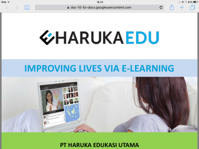 HarukaEdu, Online Learning yang Menjawab Permasalahan Pendidikan