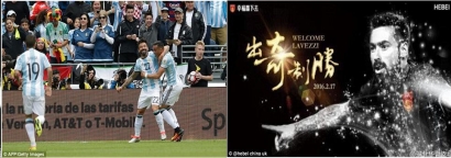 Argentina Kian Tajam dengan Pemain dari Liga Cina
