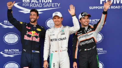 Nico Rosberg Pole Position GP Eropa Azerbaijan, Rio Start di posisi ke-17