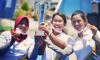 Trio Srikandi Pemanah Indonesia Ranking 3 Piala Dunia di Antalya