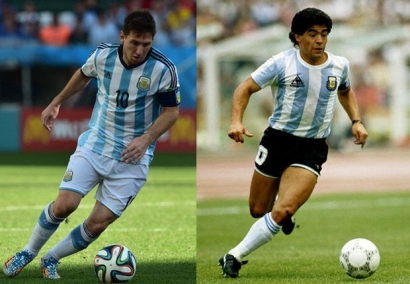 Messi Siap Menyamai Maradona?