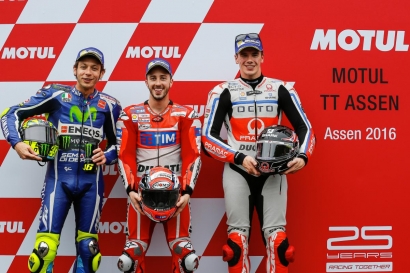 Jelang MotoGP Assen; Rossi Kedua, Dovizioso Pole Position