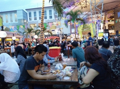 Asiknya Bukber di Festival Kuliner Ngabuburit FKN La Piazza Kelapa Gading!