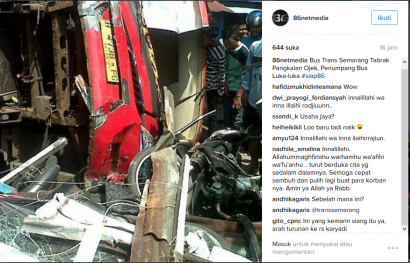 Cukup, Trans Semarang Kecelakaan Sekali Saja!