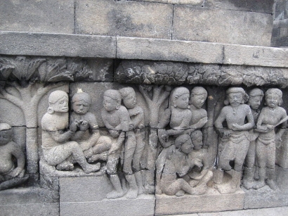 Karmawibhangga, Misteri Kaki Borobudur