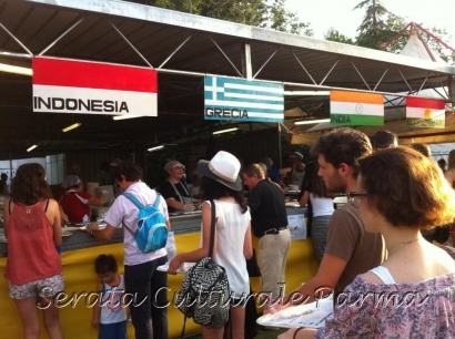 Masakan Indonesia Tampil dalam Festival Multikultural Kota Parma, Italia