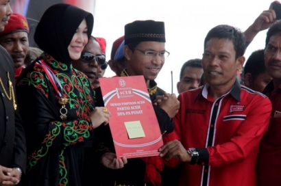 Parlok Aceh Resmi Dukung Illiza-Farid sebagai Walikota/Wakil Walikota Banda Aceh