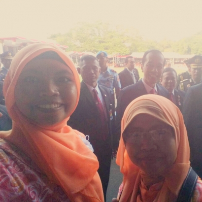 Wefie dengan Presiden, 3 + 1 untuk HUT RI 71 di Istana Kepresidenan