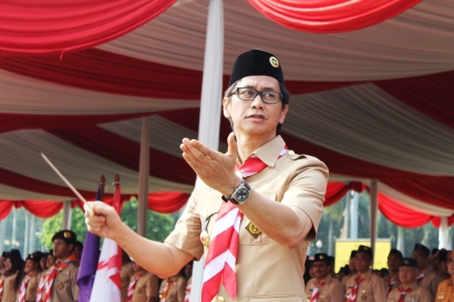 Ketika Addie MS Memimpin 40.000 Pramuka DKI Jakarta