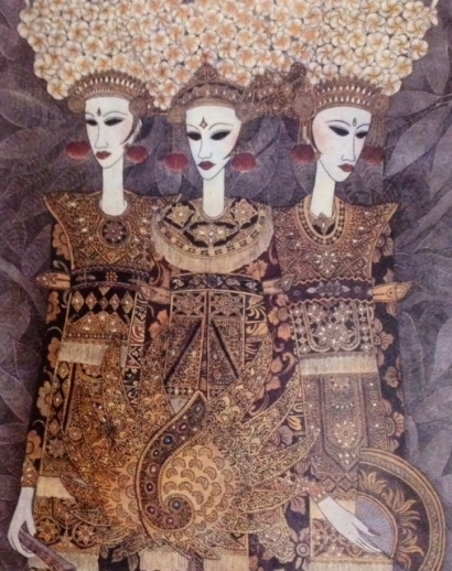 Lukisan Djaja Tjandra Kirana yang Mengangkat Citra Budaya Nusantara