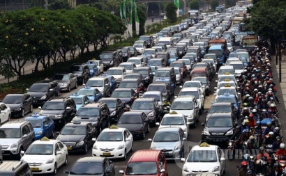 Macetnya Jalan di Jakarta