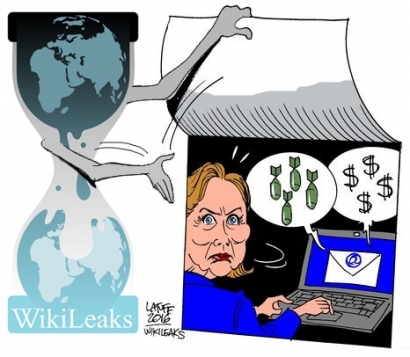Email Hillary Clinton Bocor, Pendiri WikiLeaks Diganjar Pemutusan Internet