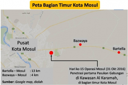 Operasi Mosul Hari Ke-15, Pasukan Irak Sukses Melakukan Penetrasi Pertama ke dalam Kota Mosul