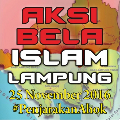 75 Negara Warnai Protes Islam Lampung 25 November