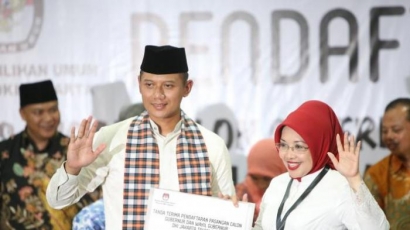 Sylviana Dampingi Agus Yudhoyono di Pilkada DKI Jakarta 2017