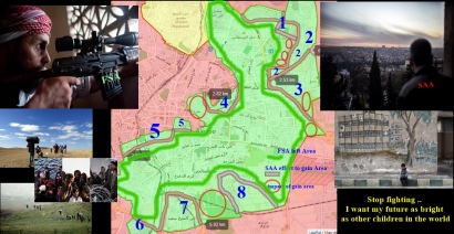 SAA Siaga Menanti "Blitzkrieg" FSA di Sudut Kota Aleppo Barat